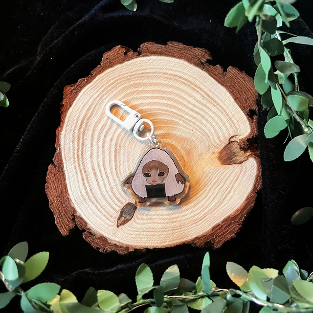 Llavero Gato comida // Onigiri