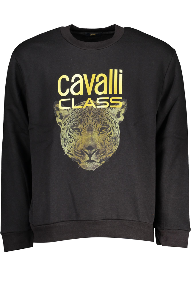 CAVALLI CLASS FELPA SENZA ZIP DONNA NERO