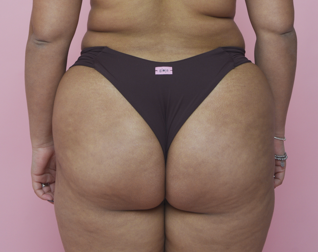 Brasiliana drappeggio cioccolato