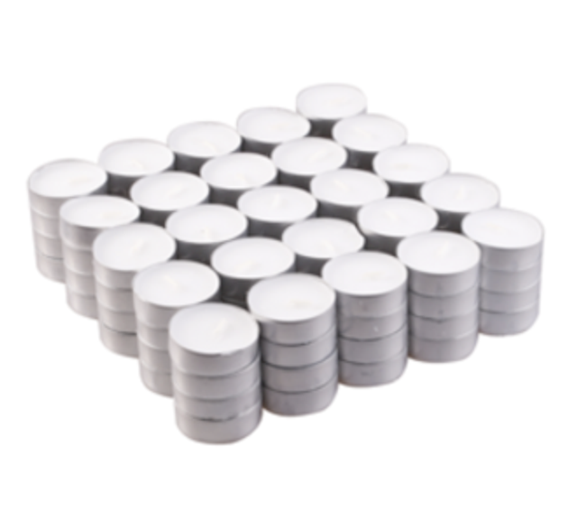 Unscented Tealight (4hr) - 5 Tealights