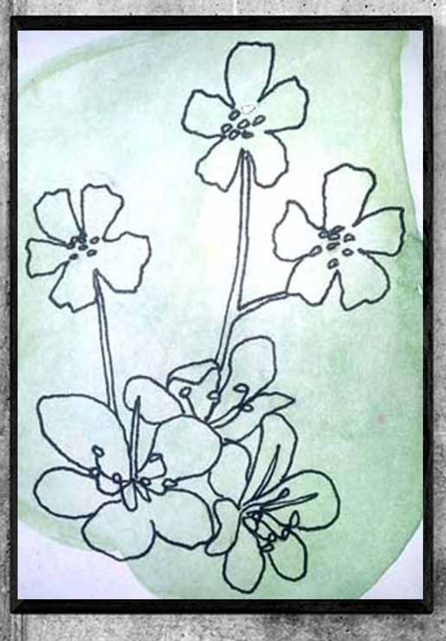 Flower Line Art 2-Print