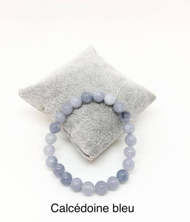 Calcédoine bleu