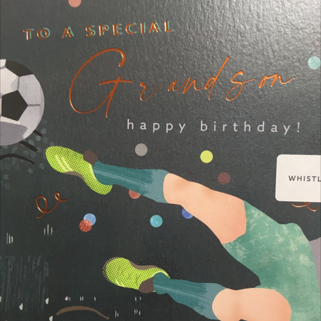 Birthday Relative - Grandson - To a Special Grandson 