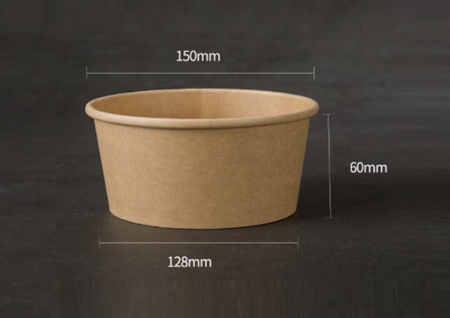 750ml Premium Kraft Paper Bowls – Sustainable &amp; Stylish (BTC010)