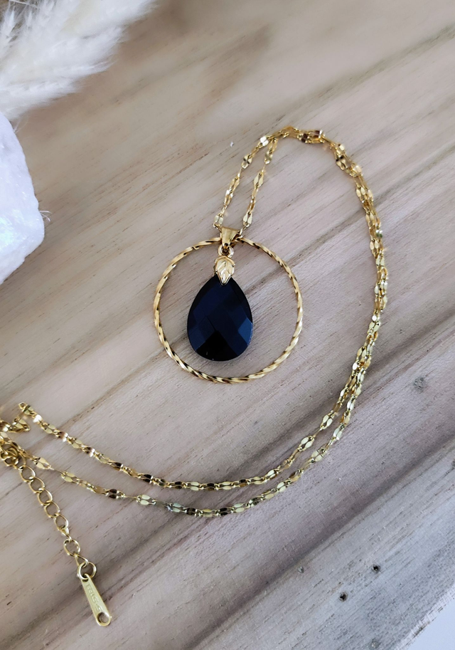 Collier "Évidence" Onyx