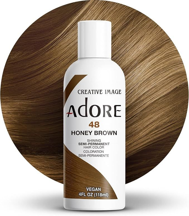 Adore Shining Semi-Permanent Hair Colour 118 ml (48 Honey Brown)