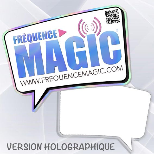 STICKER BULLE HOLOGRAPHIQUE