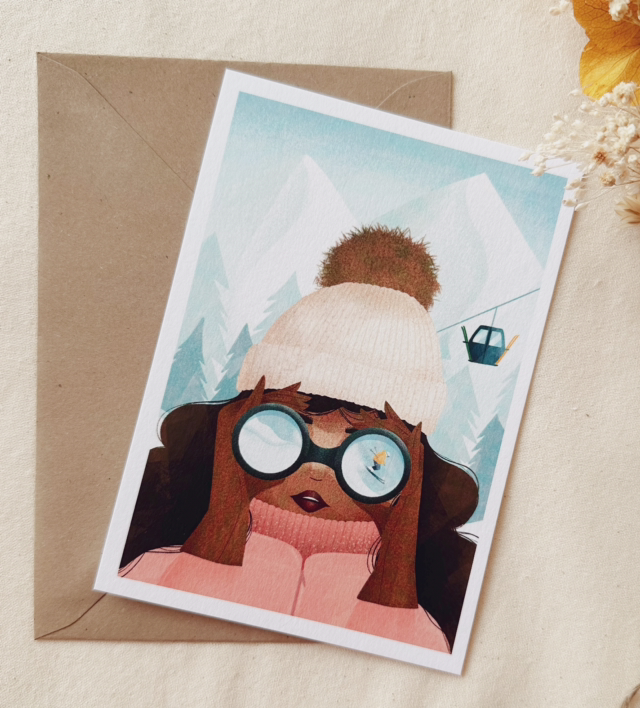 Carte Exploratrice montagne hiver