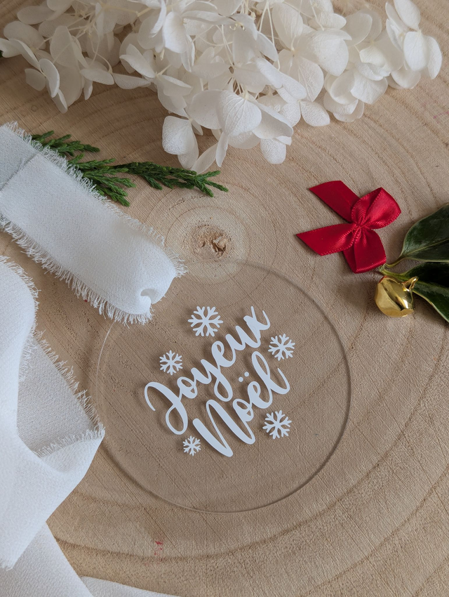 Boules de Noël - Joyeux Noël