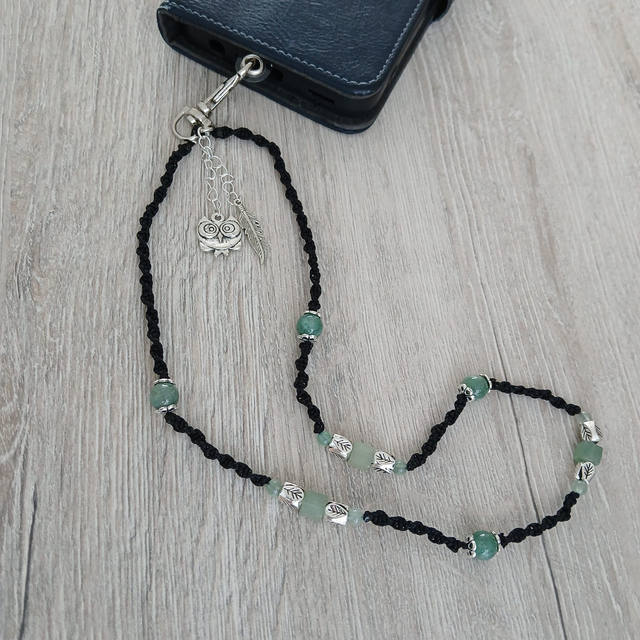 Telefoonkoord met Aventurijn (5.021)