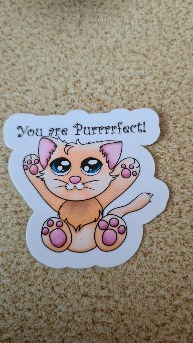 Sticker "Purrfect!"