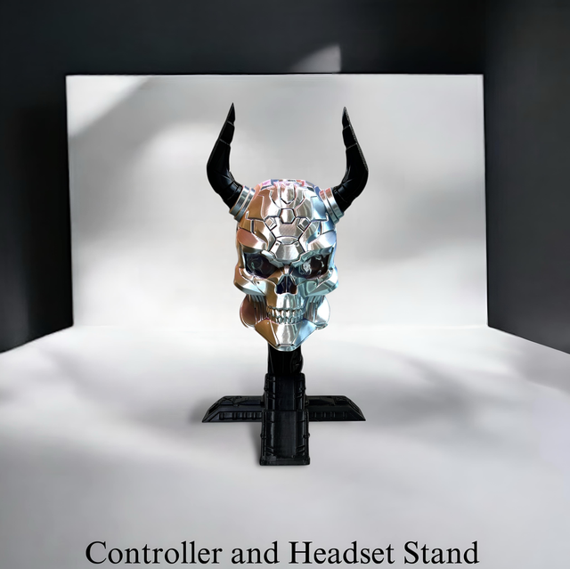 Skull Controller and Headset Stand 