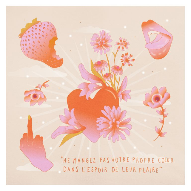 "Ne mangez pas votre propre coeur"