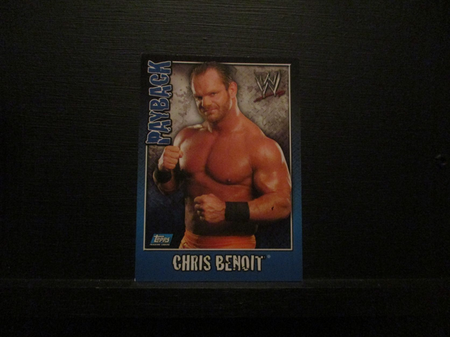 Chris Benoit - Payback Original Trading Card #38