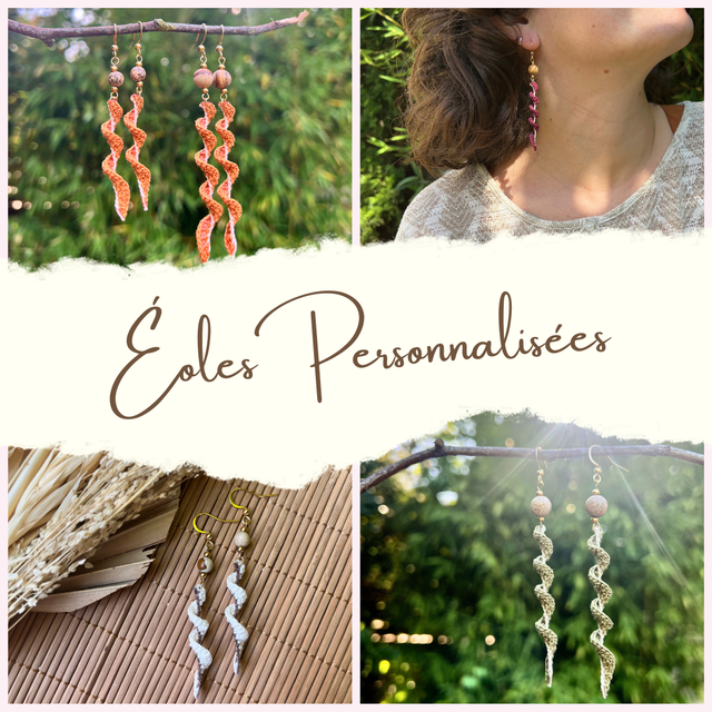 Boucles d’oreilles Éoles Personnalisées