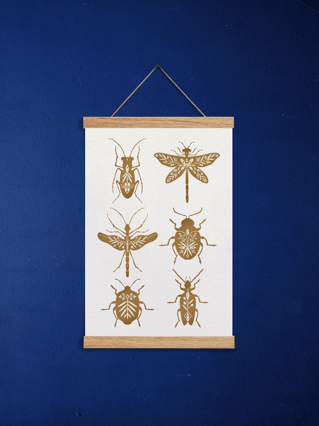 AFFICHE GRAND FORMAT COLLECTION DORÉE