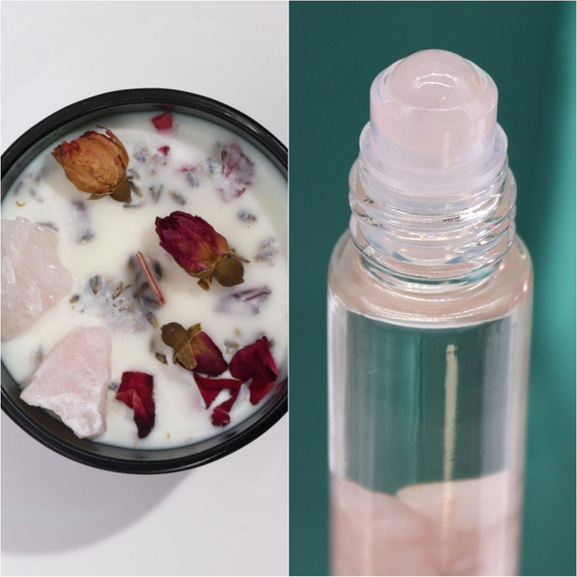 Hop Hare Candle &amp; Essential Roll-on Duo