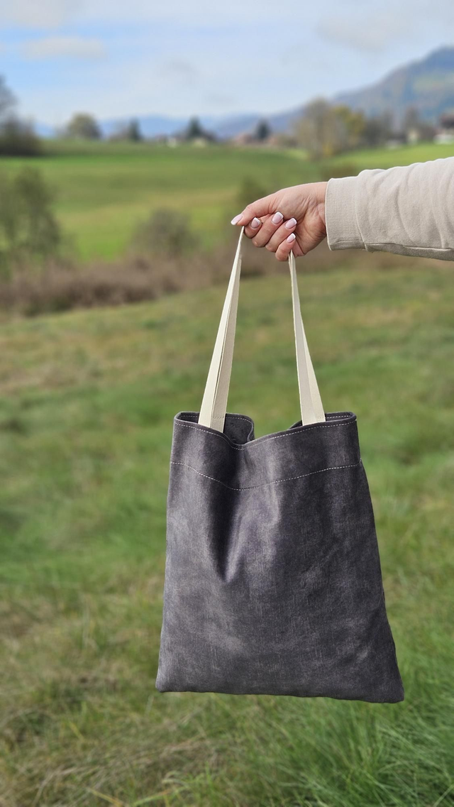 GRAY dark shopper válltáska