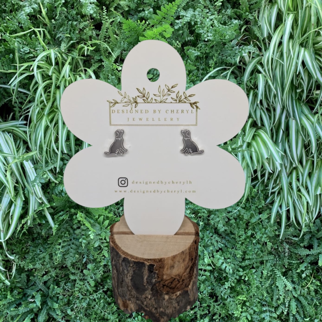 Labrador Sterling Silver Earring Studs 