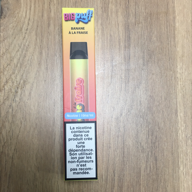 BIG PUFF BANANE À LA FRAISE