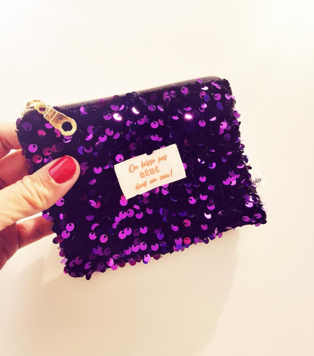 Pochette ROMY "on laisse pas bébé dans un coin" 