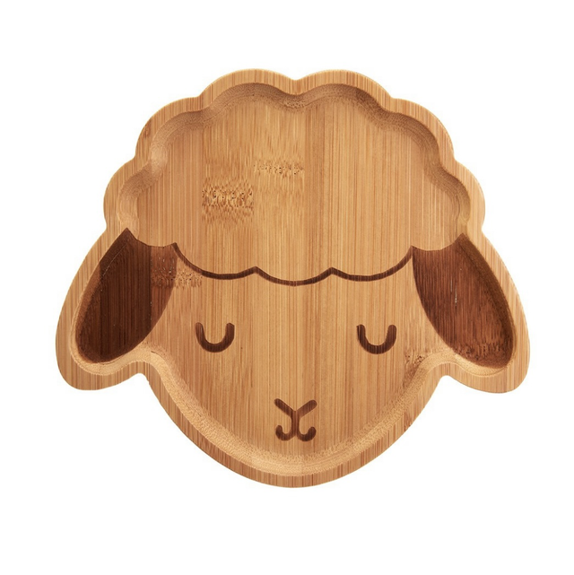 Baa Baa Lamb Bamboo Plate