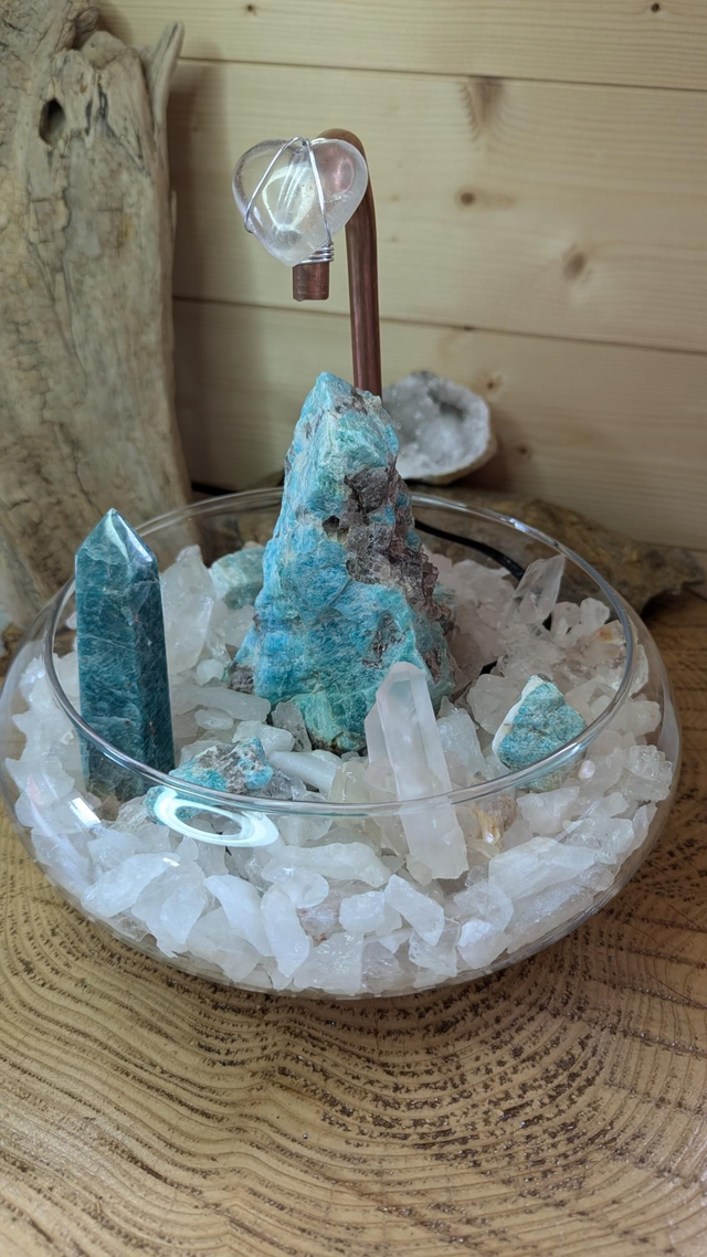 Fontaine d&#039;amazonite 