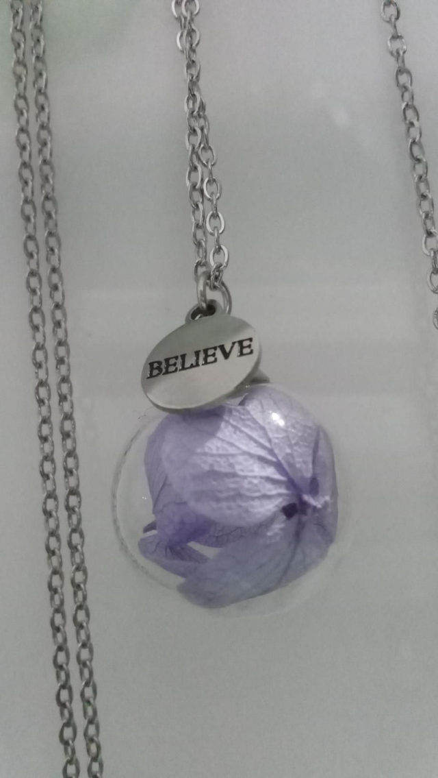 Collana "believe" ortensia