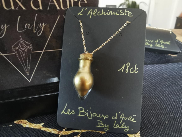 L'Alchimiste chaîne plaquée or 18 carats 