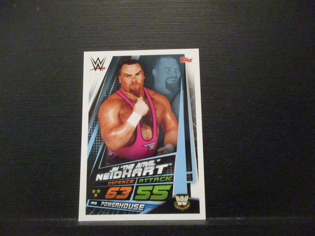 Jim "The Anvil" Neidhart - W Legends Slam Attax Universe Original Trading Card #199
