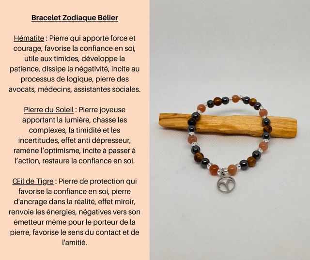 145- Bracelet Zodiaque Bélier
