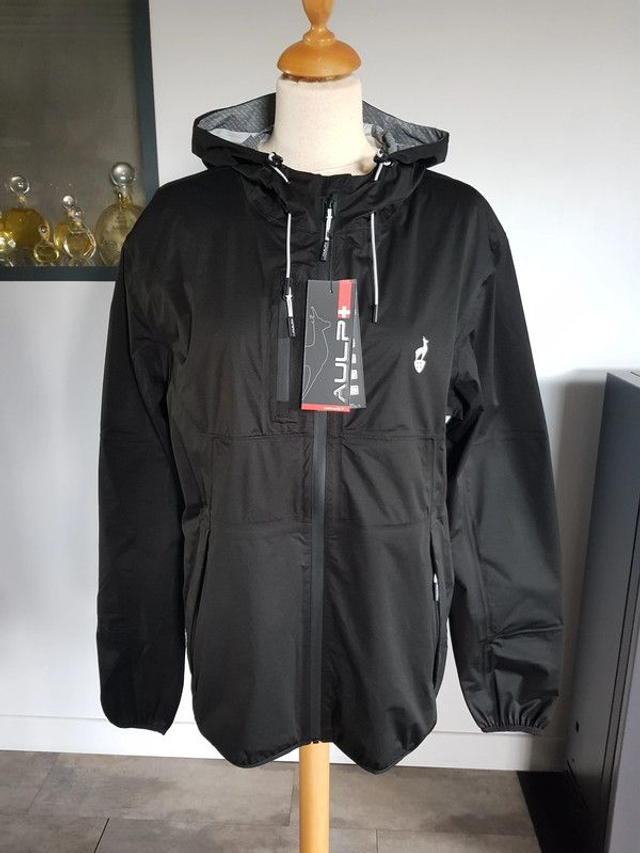Veste homme Aulp Tomer imperméable noire Regular Fit