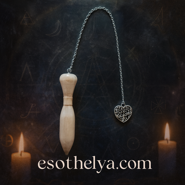 Pendule 36 en bois de cerisier