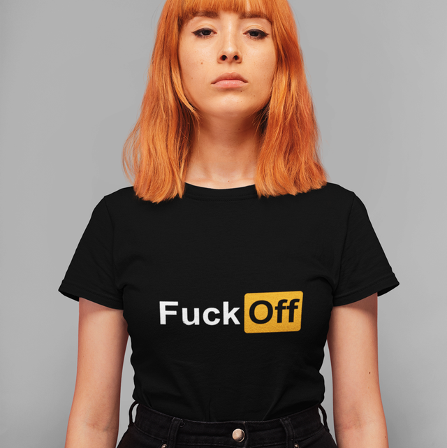 T-shirt damski Fuck Off