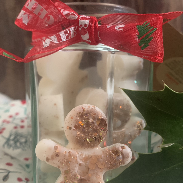 ‘Jar of Gingies’ (filled with gingerbread soy wax melts)