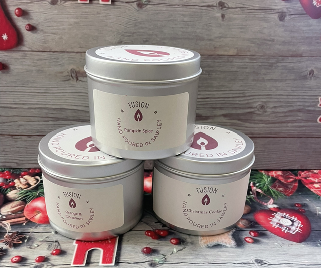 Large Soy Candle - Orange &amp; Cinnamon 