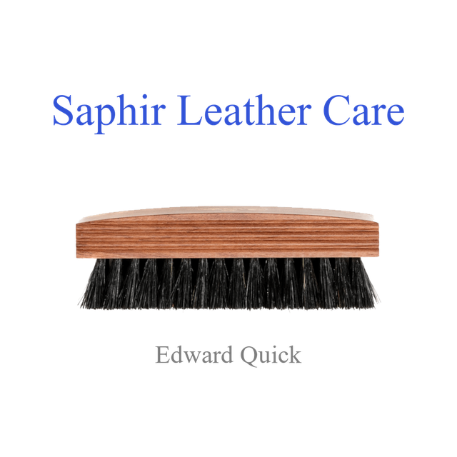 SAPHIR BEAUTE DU CUIR - SHOE SHINE BRUSH - BLACK or NATURAL- 12.5cm