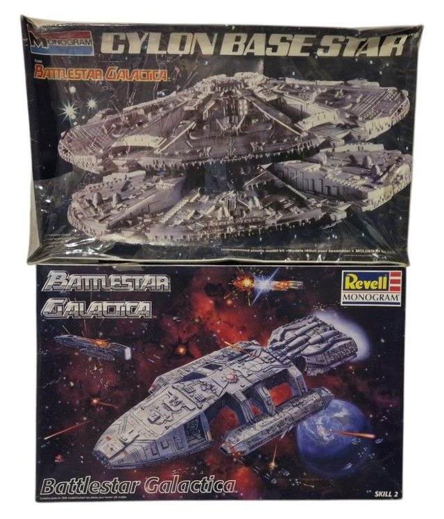 Battlestar Galactica & Cylon Base Star