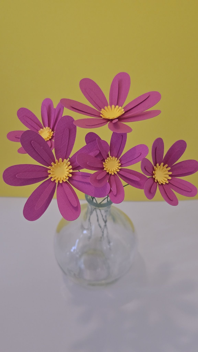 Kit de Fleurs en Papier "Dahlia Dirladada" – DIY Créatif et Bouquet Éternel