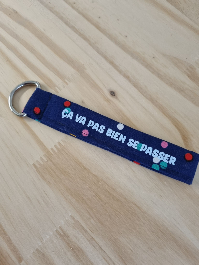 Porte clé "ça va pas bien se passer"