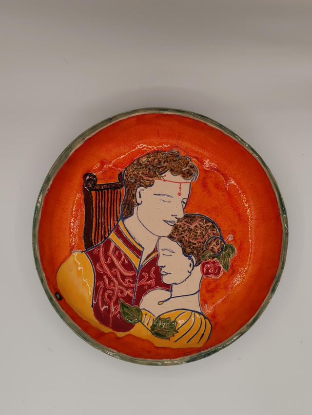 Plat "Orphée et Eurydice"