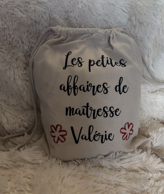 Sac à dos coton : les petites affaires de...