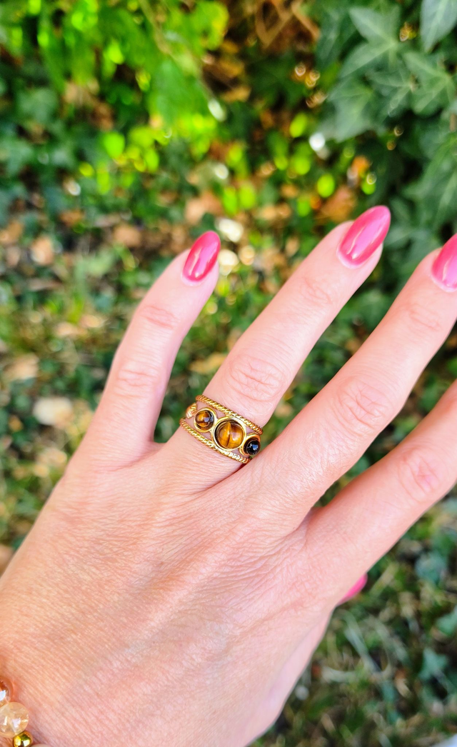 Bague Astrale Oeil de tigre
