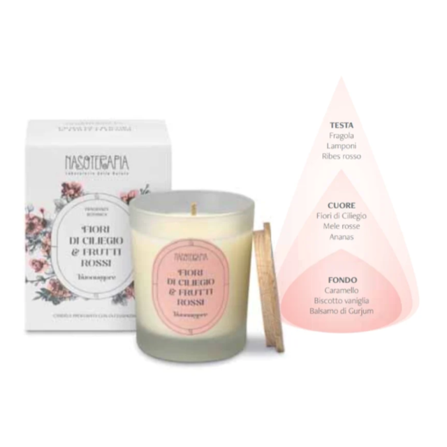 Candela Fiori di Ciliegio e Frutti Rossi Nasoterapia