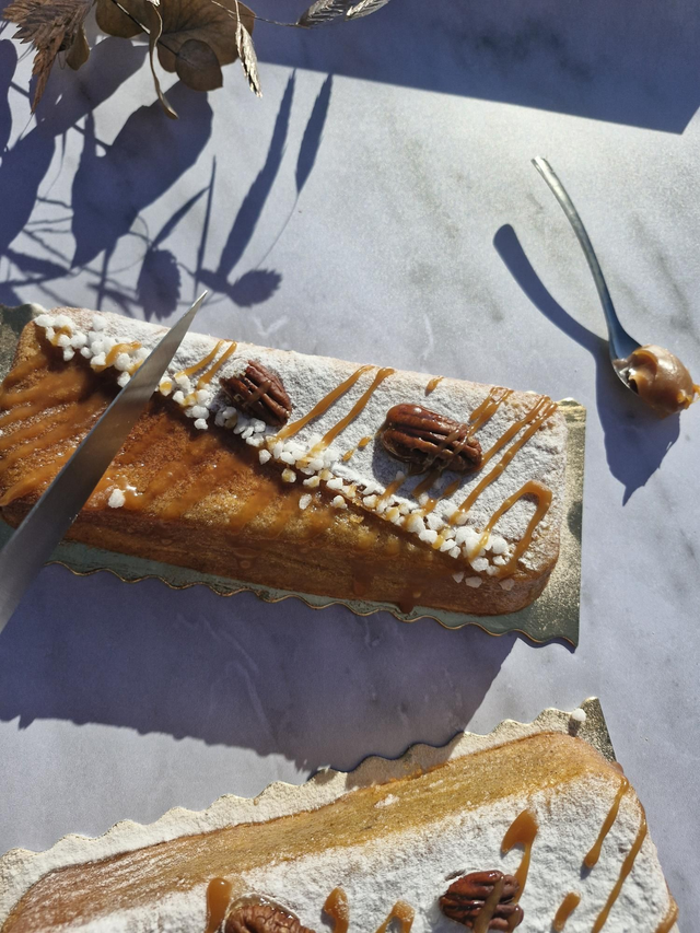 Cake vanille caramel beurre sale 450g