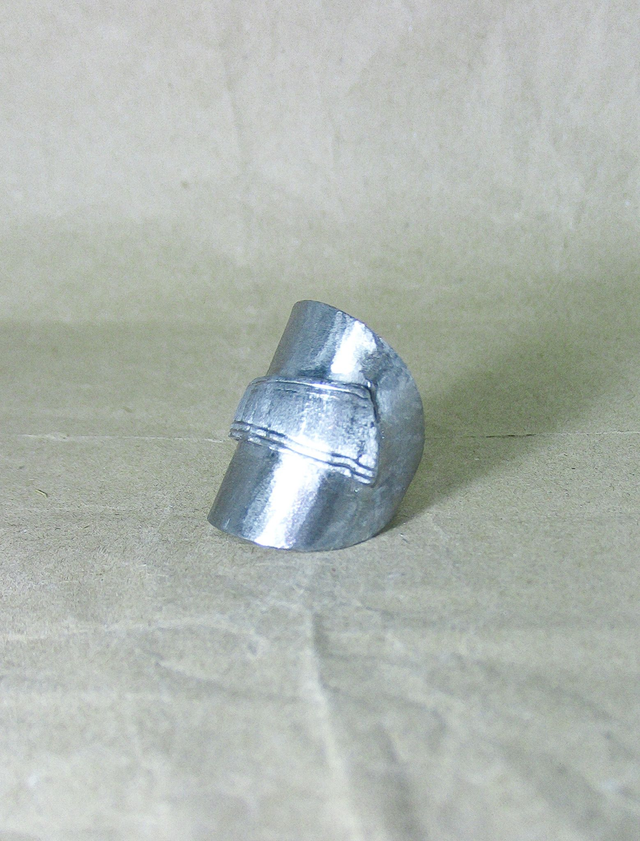 Bague brossée