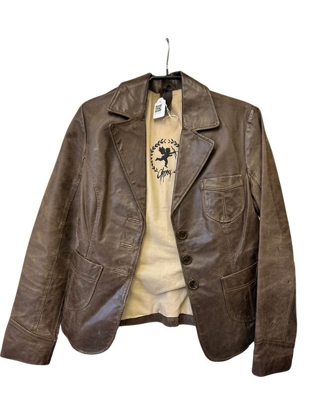 Gipsy Jacket in Leather Brown Size S