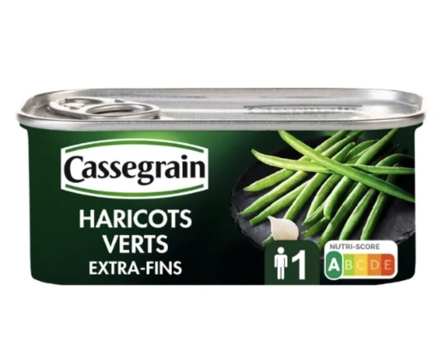 Haricots verts extra-fins cueillis main CASSEGRAIN 110G