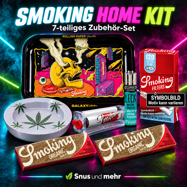 Smoking Home Kit – 7-teiliges Zubehör-Set