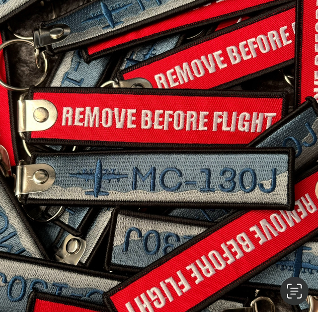 Commando MC-130J Remove Before Flight Keyring
